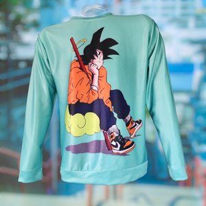 Mens DRAGON BALL Z 3D Print Sweatshirt Size XL